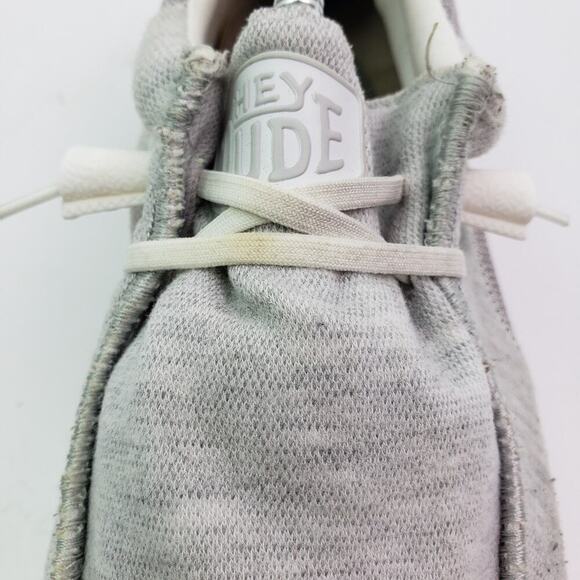Hey Dude Wally Stitch Mens Size 13 Optic White Slip On Casual Loafer Shoes main image 11